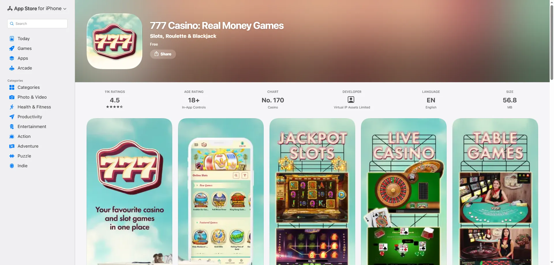 777 Casino app APK download for Android and iOS 2026