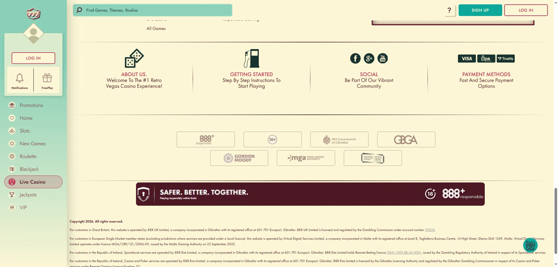 777 Casino app deposit and withdrawal payment methods